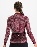 SPORTFUL Zimowa koszulka kolarska z długim rękawem - ESCAPE SUPERGIARA THERMAL - bordowy