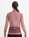 SPORTFUL Zimowa koszulka kolarska z długim rękawem - SUPERGIARA THERMAL - różowy