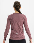SPORTFUL Kolarska koszulka z długim rękawem - GIARA - fioletowy
