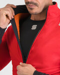 SPORTFUL Kolarska ocieplana kurtka - TOTAL COMFORT - czerwony/czarny