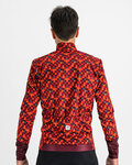 SPORTFUL Kolarska ocieplana kurtka - PIXEL - czerwony/brązowy
