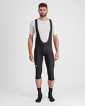 SPORTFUL Kolarskie spodnie 3/4 z szelkami - NEO - czarny