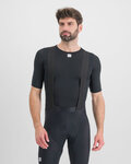SPORTFUL Kolarska koszulka z krótkim rękawem - MIDWEIGHT LAYER - czarny