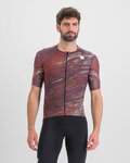 SPORTFUL Koszulka kolarska z krótkim rękawem - CLIFF SUPERGIARA - fioletowy