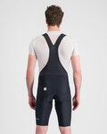 SPORTFUL Krótkie spodnie kolarskie z szelkami - BODYFIT CLASSIC - czarny