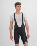 SPORTFUL Krótkie spodnie kolarskie z szelkami - NEO - czarny/biały