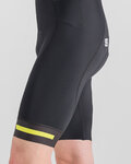 SPORTFUL Krótkie spodnie kolarskie z szelkami - NEO - czarny/żółty