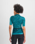 SPORTFUL Koszulka kolarska z krótkim rękawem - CLIFF SUPERGIARA - turkusowy