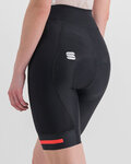 SPORTFUL Krótkie spodnie kolarskie bez szelek - NEO - czarny/czerwony