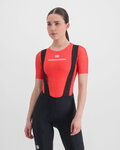SPORTFUL Kolarska koszulka z krótkim rękawem - PRO BASELAYER - czerwony