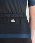 SPORTFUL Koszulka kolarska z krótkim rękawem - FLOW SUPERGIARA W - niebieski/czarny