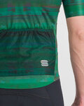 SPORTFUL Koszulka kolarska z krótkim rękawem - GLITCH BOMBER - zielony