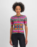 SPORTFUL Koszulka kolarska z krótkim rękawem - GLITCH BOMBER - kolorowy