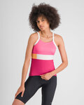 SPORTFUL Koszulka kolarska bez rękawów - SNAP - różowy