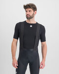 SPORTFUL Kolarska koszulka z krótkim rękawem - MERINO LAYER - czarny