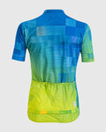 SPORTFUL Koszulka kolarska z krótkim rękawem - ROCKET KID - niebieski/żółty