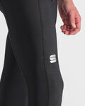 SPORTFUL Długie spodnie kolarskie z szelkami - BODYFIT PRO - czarny