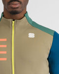 SPORTFUL Kolarska ocieplana kurtka - TEMPO - zielony/niebieski/szary/czarny