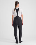 SPORTFUL Długie spodnie kolarskie z szelkami - BODYFIT PRO W - czarny