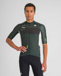 SPORTFUL Koszulka kolarska z krótkim rękawem - BREAKOUT SUPERGIARA - zielony/czarny