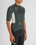 SPORTFUL Koszulka kolarska z krótkim rękawem - BREAKOUT SUPERGIARA - zielony/czarny