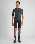 SPORTFUL Koszulka kolarska z krótkim rękawem - BREAKOUT SUPERGIARA - zielony/czarny