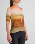 SPORTFUL Koszulka kolarska z krótkim rękawem - FLOW SUPERGIARA - brązowy/beżowy