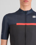 SPORTFUL Koszulka kolarska z krótkim rękawem - PISTA - niebieski/czarny