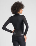 SPORTFUL Zimowa koszulka kolarska z długim rękawem - SRK THERMAL W - czarny