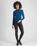 SPORTFUL Zimowa koszulka kolarska z długim rękawem - SRK THERMAL W - niebieski