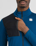 SPORTFUL Kolarska ocieplana kurtka - GIARA SOFTSHELL - niebieski