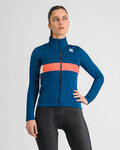 SPORTFUL Kolarska ocieplana kurtka - NEO SOFTSHELL W - niebieski