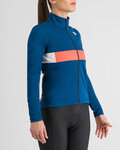 SPORTFUL Kolarska ocieplana kurtka - NEO SOFTSHELL W - niebieski