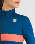 SPORTFUL Kolarska ocieplana kurtka - NEO SOFTSHELL W - niebieski