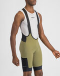 SPORTFUL Krótkie spodnie kolarskie z szelkami - SUPERGIARA 2 - zielony