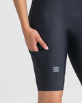 SPORTFUL Krótkie spodnie kolarskie z szelkami - GIARA 2 W - czarny
