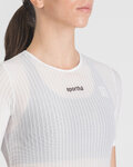 SPORTFUL Kolarska koszulka z krótkim rękawem - PRO BASELAYER W - biały