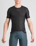 SPORTFUL Kolarska koszulka z krótkim rękawem - WINTER LAYER - czarny