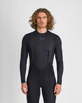 SPORTFUL Kolarska koszulka z długim rękawem - MERINO LAYER - czarny