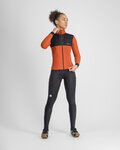 SPORTFUL Kolarska ocieplana kurtka - SUPERGIARA 2 W - pomarańczowy/czarny