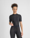 SPORTFUL Kolarska koszulka z krótkim rękawem - WINTER LAYER W - czarny
