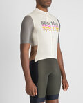 SPORTFUL Koszulka kolarska z krótkim rękawem - SUPERGIARA 2 - kość słoniowa/szary