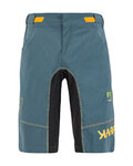 KARPOS Krótkie spodnie kolarskie bez szelek - BALLISTIC EVO - niebieski/szary