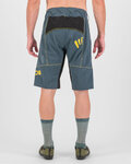 KARPOS Krótkie spodnie kolarskie bez szelek - BALLISTIC EVO - niebieski/szary