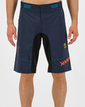 KARPOS Krótkie spodnie kolarskie bez szelek - BALLISTIC EVO - niebieski