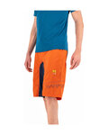 KARPOS Krótkie spodnie kolarskie bez szelek - BALLISTIC EVO - pomarańczowy