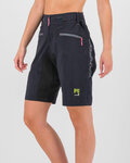 KARPOS Krótkie spodnie kolarskie bez szelek - BALLISTIC EVO W - czarny