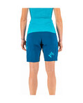 KARPOS Krótkie spodnie kolarskie bez szelek - BALLISTIC EVO - niebieski