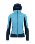 KARPOS Kolarska kurtka przeciwwiatrowa - LAVAREDO W - jasnoniebieski/niebieski