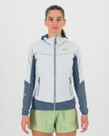 KARPOS Kolarska kurtka przeciwwiatrowa - LAVAREDO W - biały/niebieski